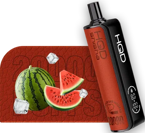 HQD SHISHA 20000: Cigarrillo electrónico desechable mejorado con pantalla LED