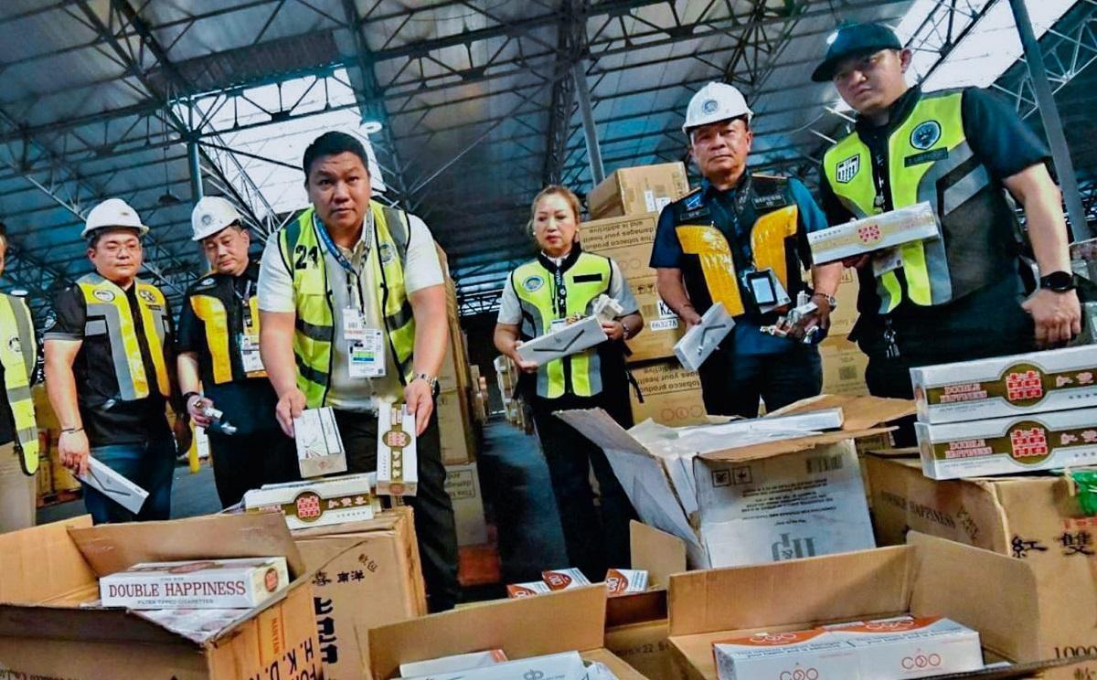 Aduanas de Filipinas decomisa tabaco ilegal por un valor de $14 millones