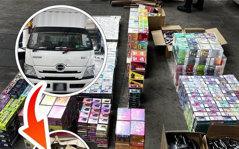 新加坡当局查获逾8000支非法电子烟 涉及电子烟品牌“unplug”