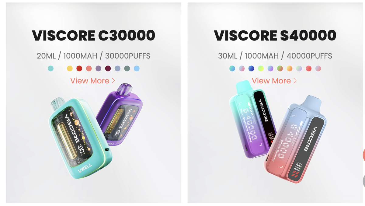 Uwell Viscore 8000: Diseño modular y larga vida de la batería