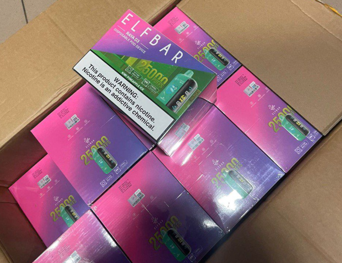 Ukrainian Customs Seizes Over 1,000 'ELFBAR' Vapes Worth $24,000