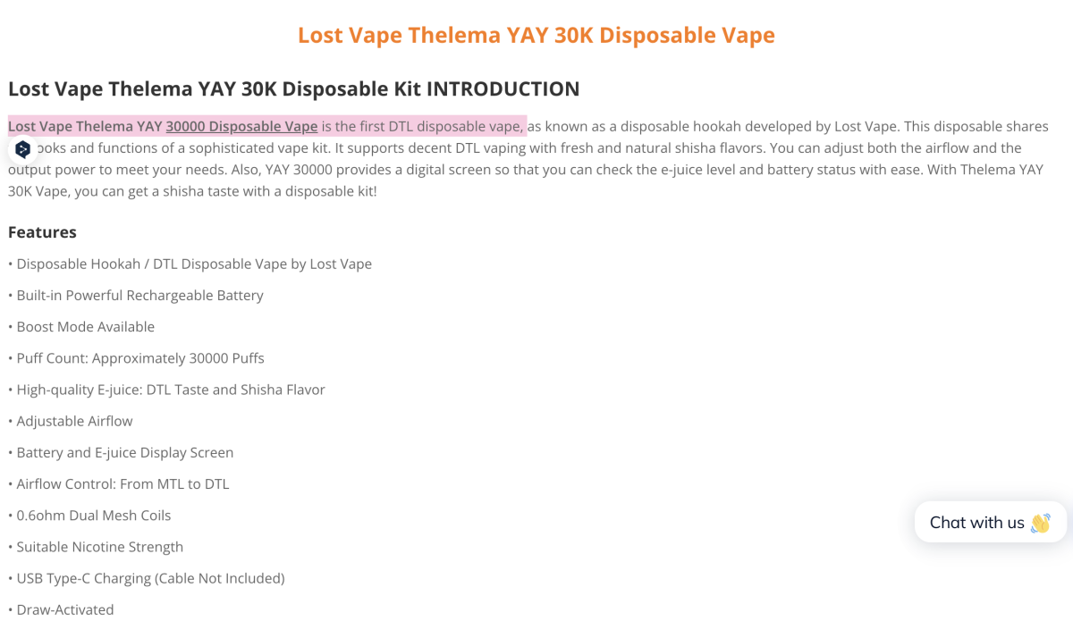 产品｜Lost Vape推出一次性水烟式电子烟Thelema YAY 30K 已登陆美国市场