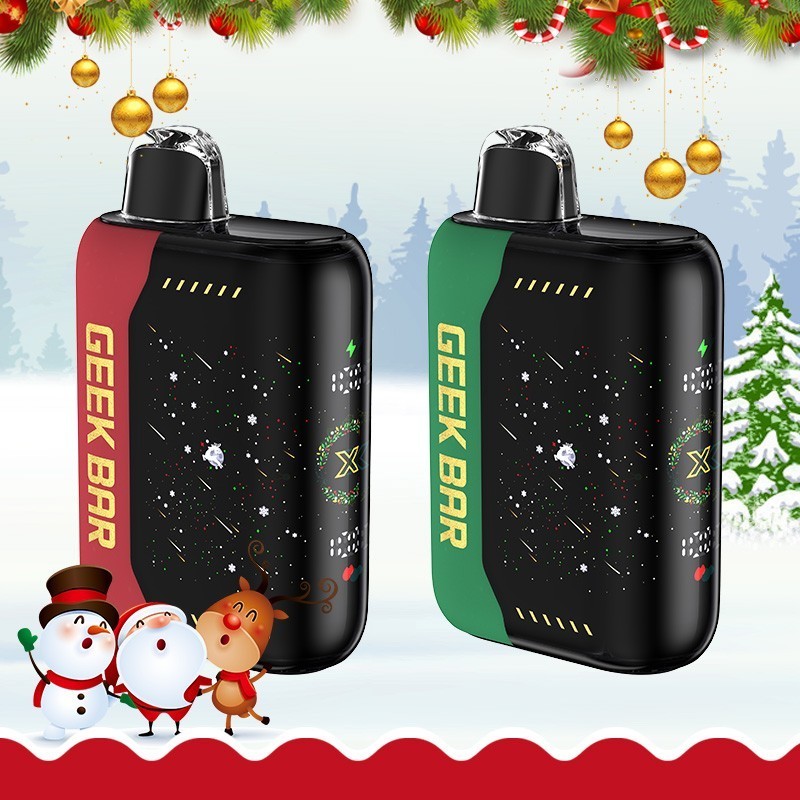 GEEKBAR, FLUM, and RAZ Release Christmas-Themed E-Cigarettes with Holiday Flavors