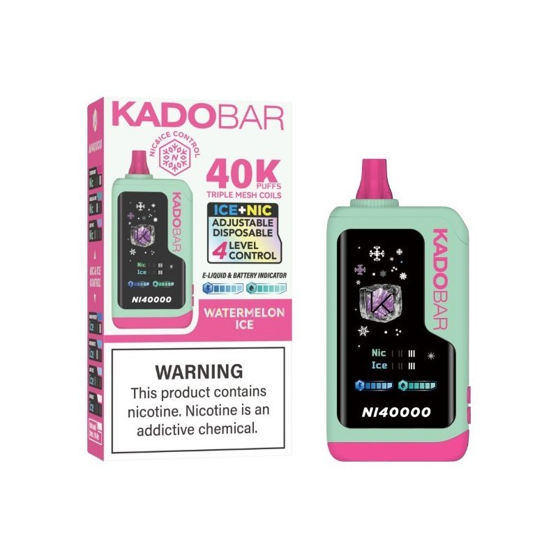 产品｜道森旗下品牌KADOBAR推出新品 搭载多档位冰度/尼古丁调节功能