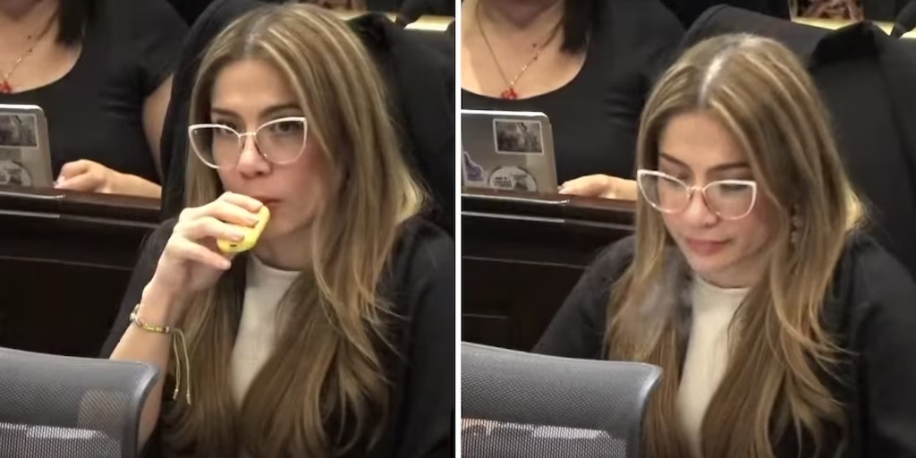 Colombian Congresswoman Cathy Juvinao Caught Using E-Cigarette in Session
