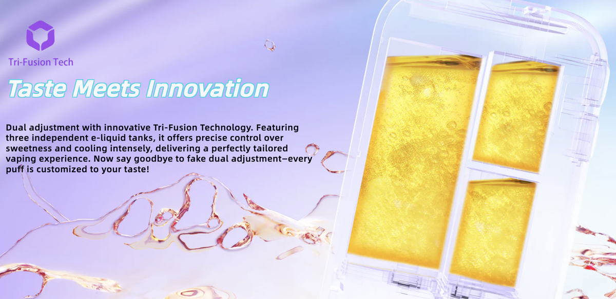 Three-Tank Disposable Launched in US, Featuring Sweet & Ice Adjustment