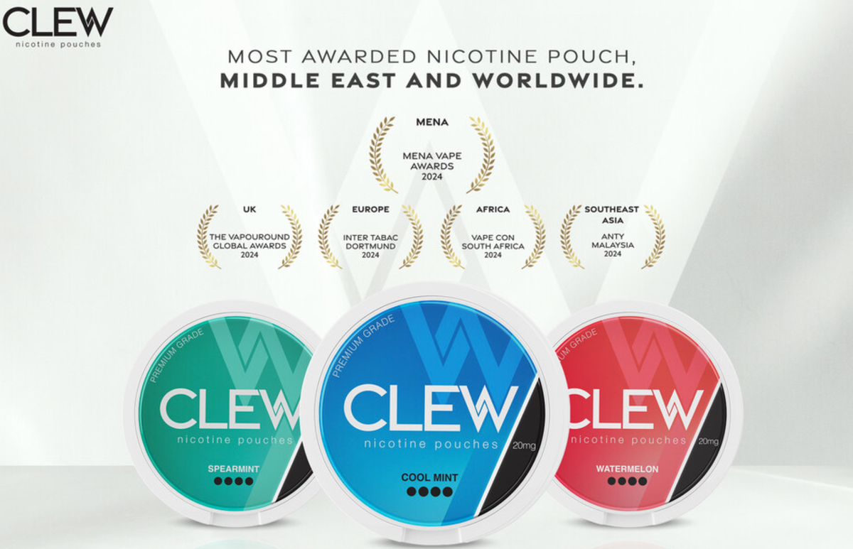 CLEW Introduces Nicotine Pouch Products in Egypt