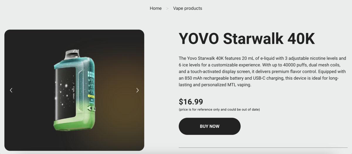 产品｜电子烟品牌YOVO VAPE推可调口味新品 提供三级尼古丁浓度和六级冰度调节