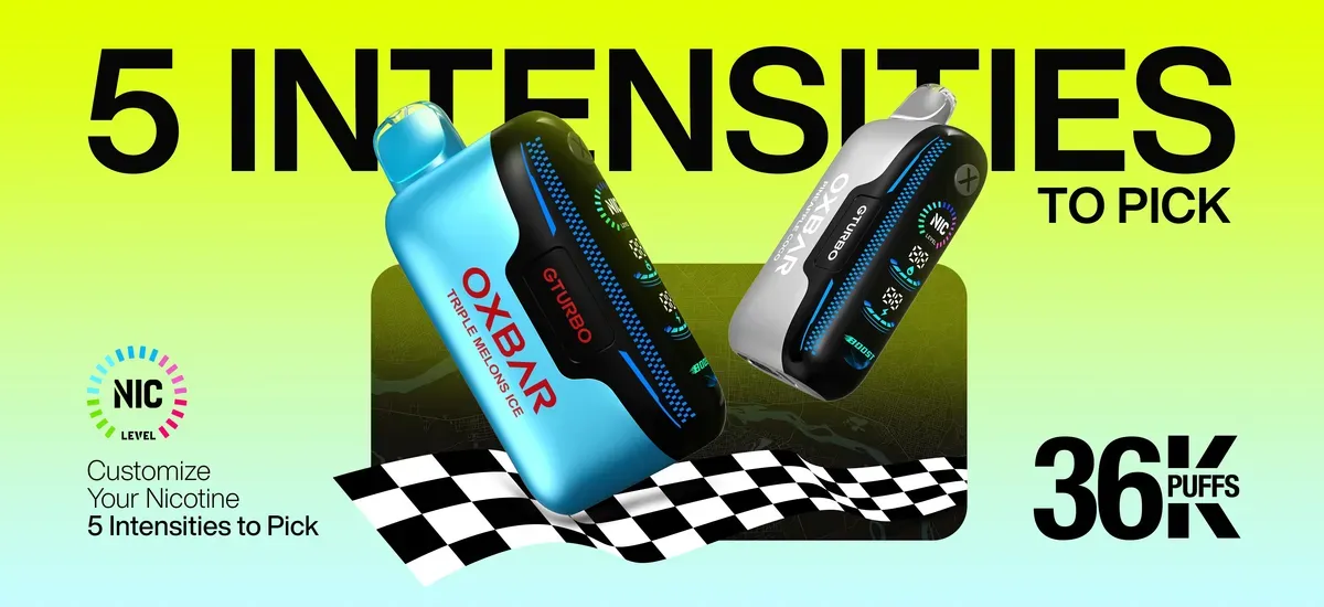 OXBAR GTURBO Launches in Canada with 5 Adjustable Nicotine Levels