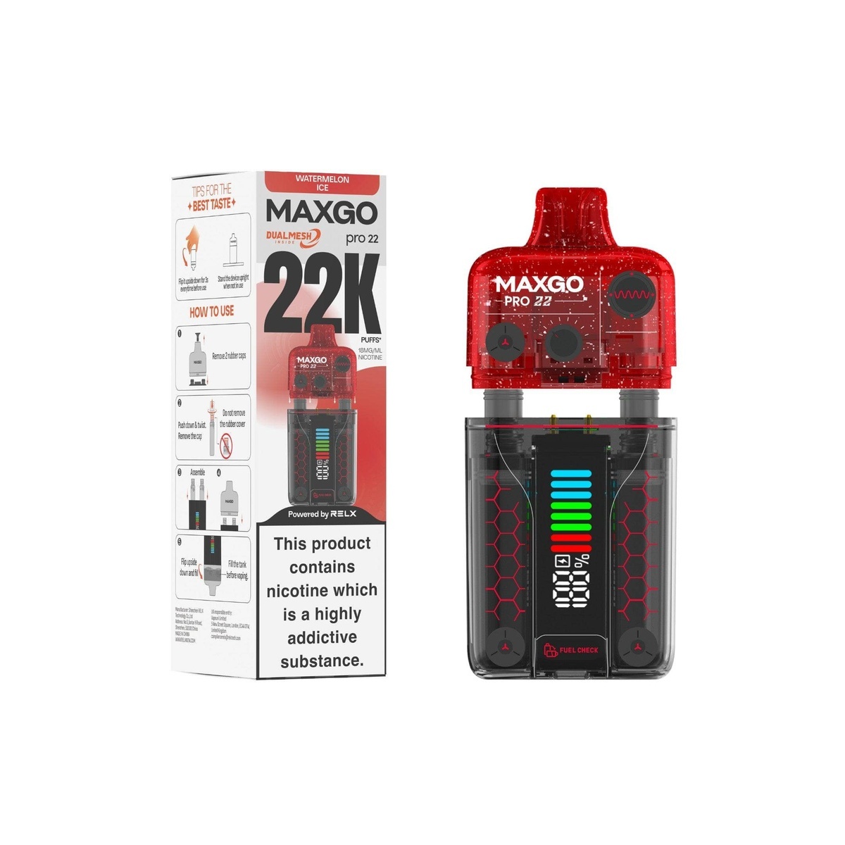 RELX Launches Maxgo Pro 22000 in the UK with a 2+10+10 Design