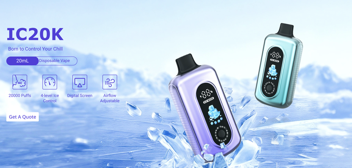 ALD Officially Reveals IC20K Adjustable Ice E-Cigarette