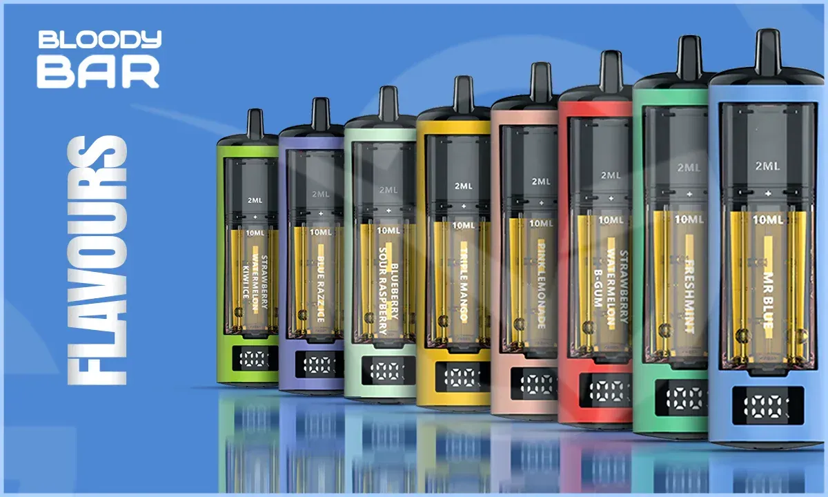 Bloody Bar 30K Triple Twist E-cigarette Launched in UK with 3 *