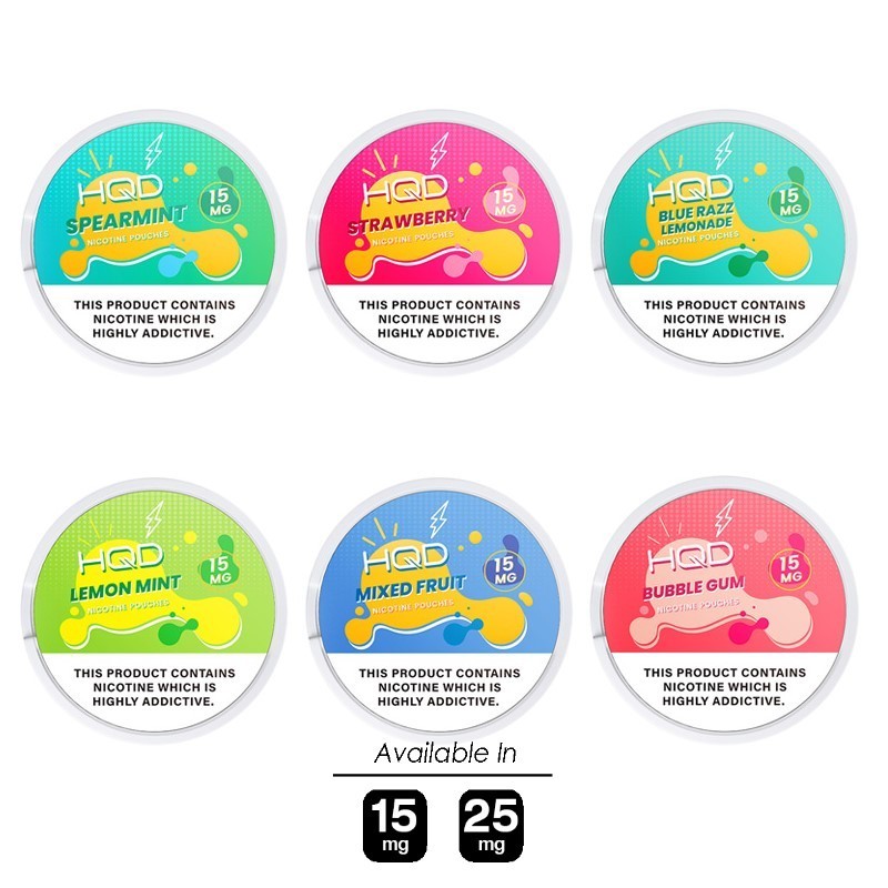 产品｜HQD尼古丁袋已进入美国市场 覆盖6mg至25mg多种尼古丁浓度