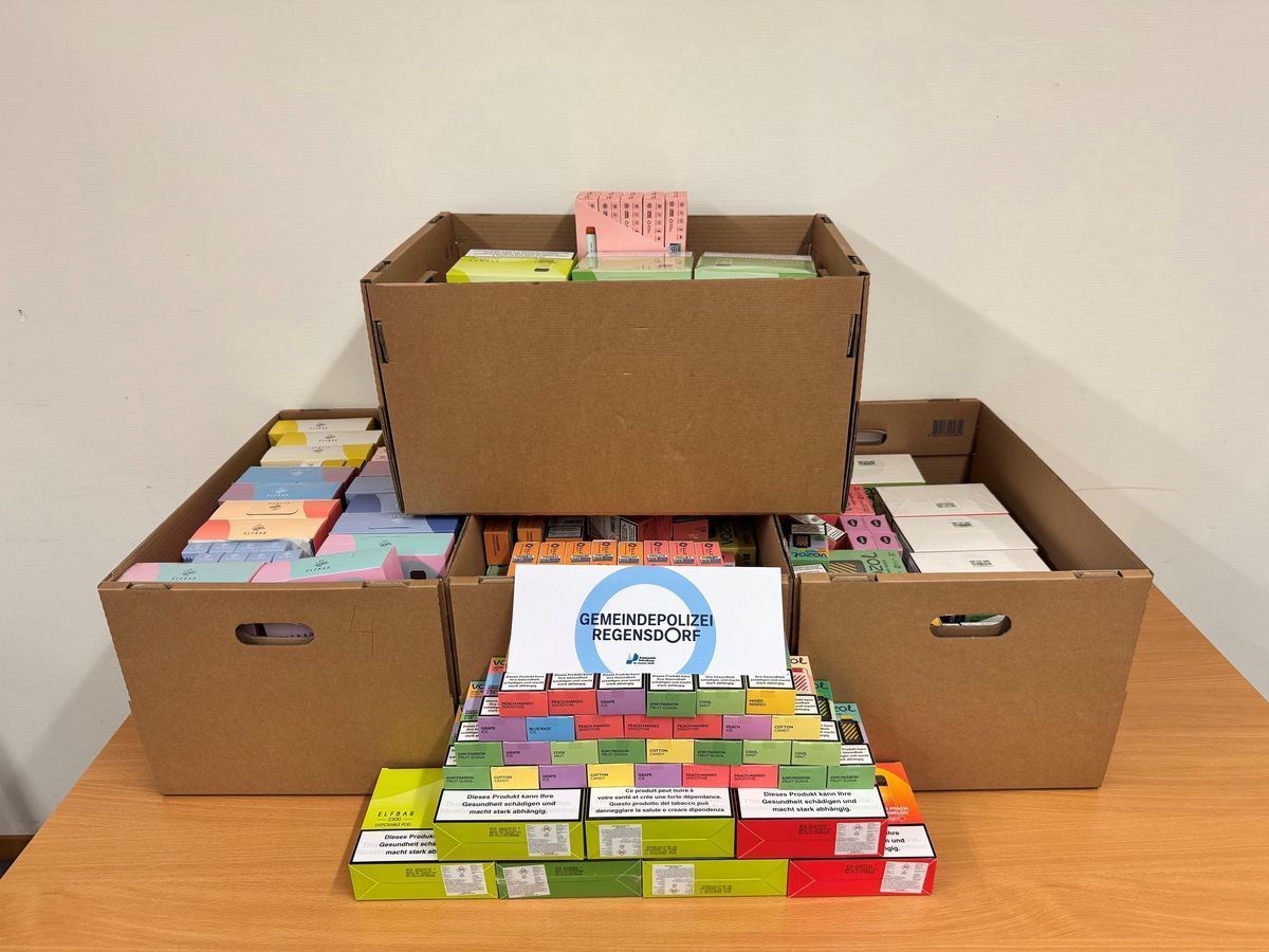 Swiss Authorities Seize Over 2,000 E-Cigarette Products in Raid