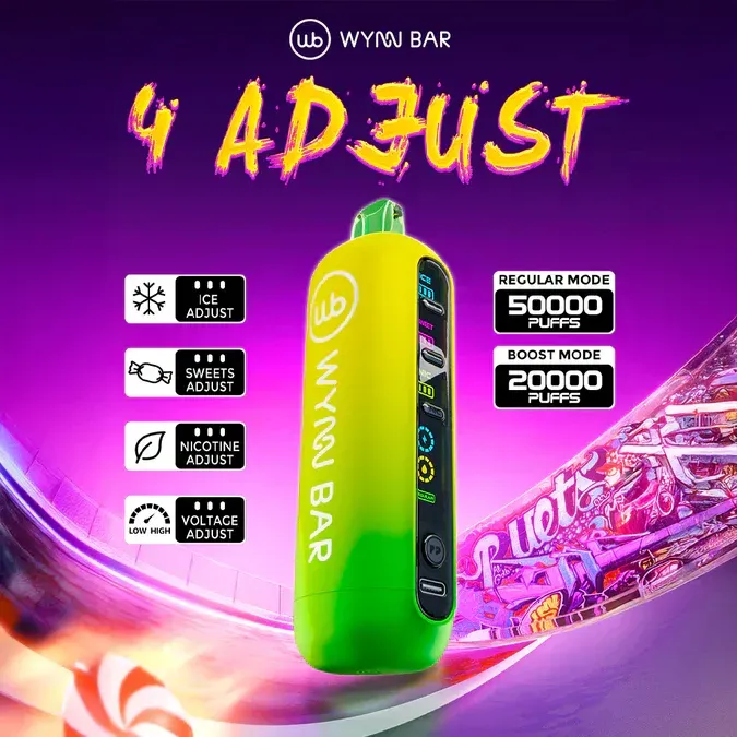 Review of Wynn Bar 4 Adjust 50K E-cigarette Product