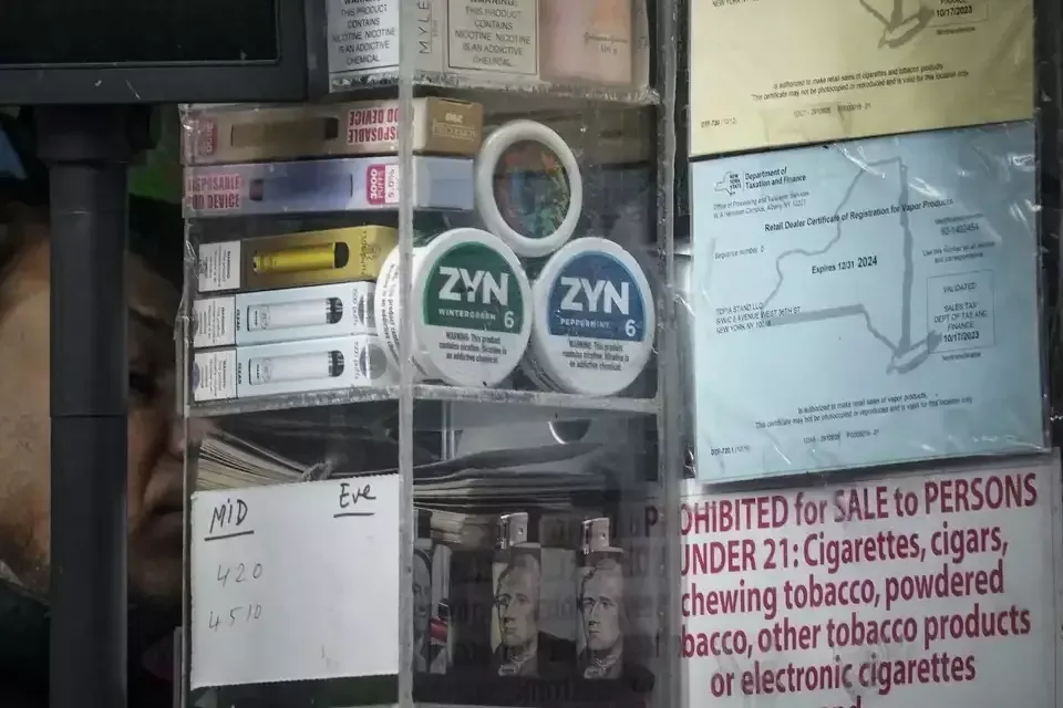 New York State Legislature Considers Ban on Flavored Nicotine Pouches