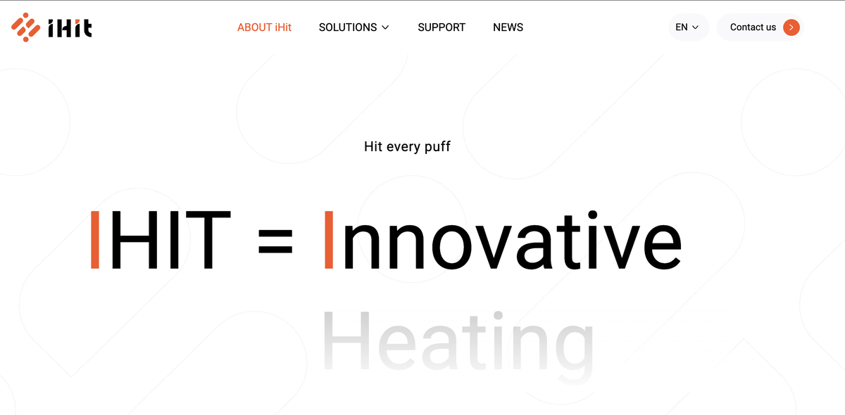 Smiss New Product Launch: iHit HybridX, with Dual Heating Coils and Triple Adjustable Functions