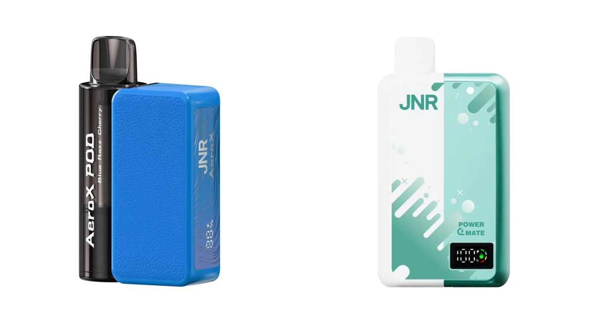 产品｜JNR推出两款新型电子烟 采用2+10/充电宝式设计