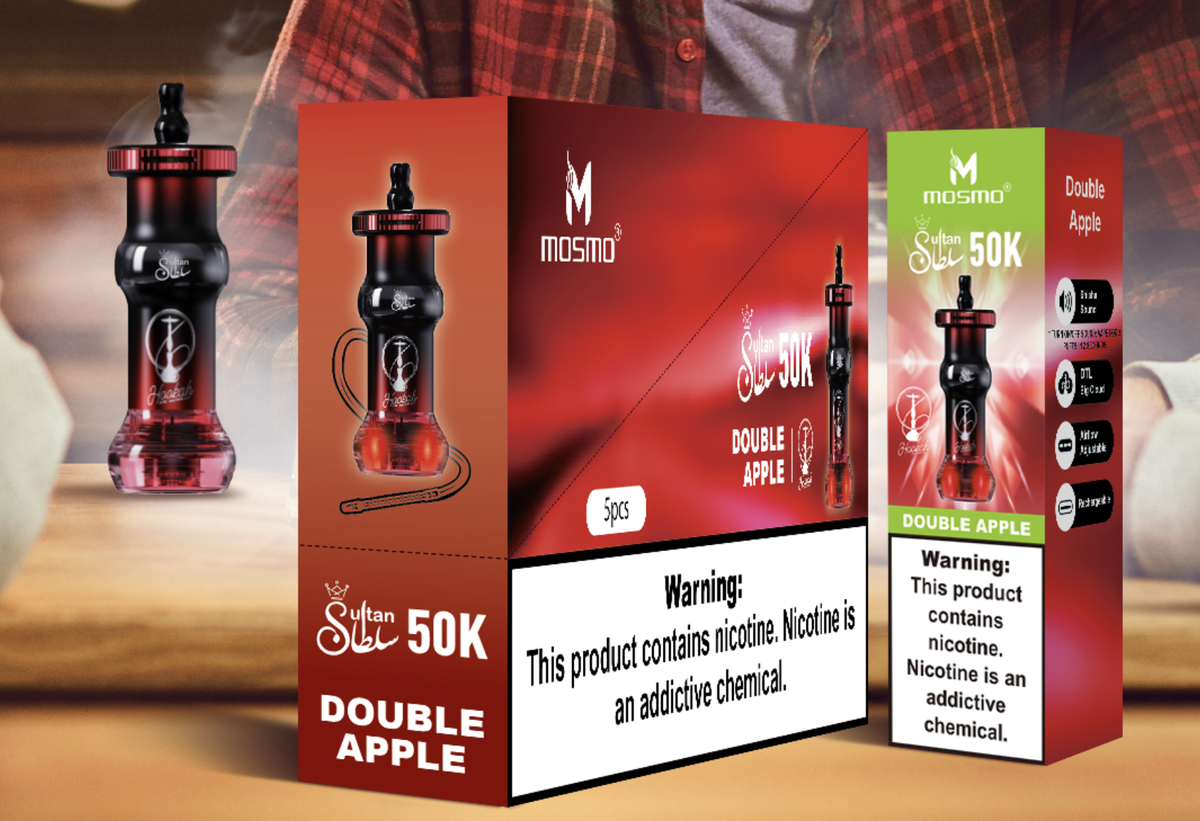 MOSMO Sultan 50K: Diseño innovador en la industria de los cigarrillos electrónicos.