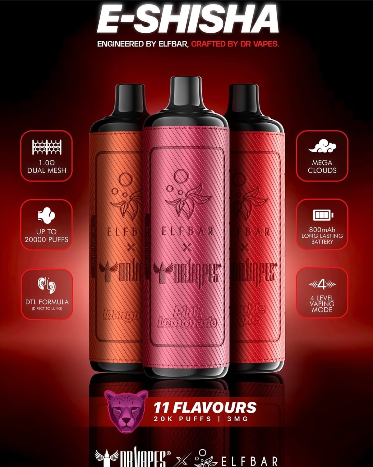 Una colaboración: Dr Vapes x Elf Bar - 20k DTL