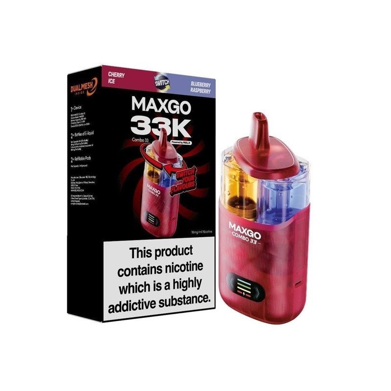 RELX Launches MAXGO Combo E-Cigarette in UK with 2+10 Design