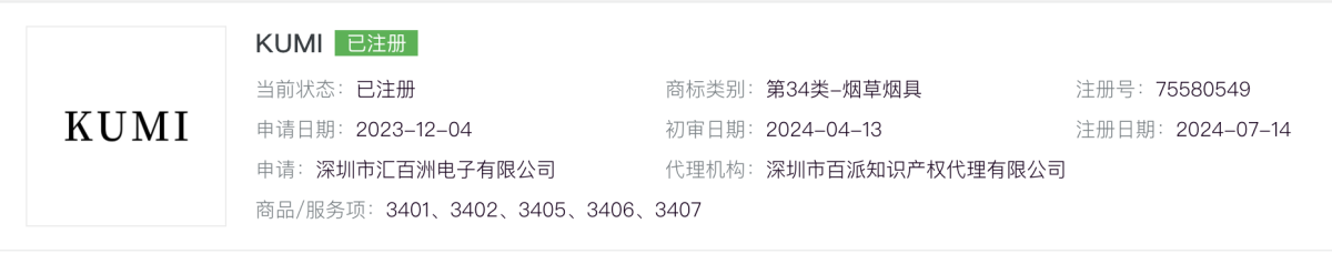 产品｜Kumi推四面屏电子烟Kurve 35K，或含6-甲基尼古丁成分