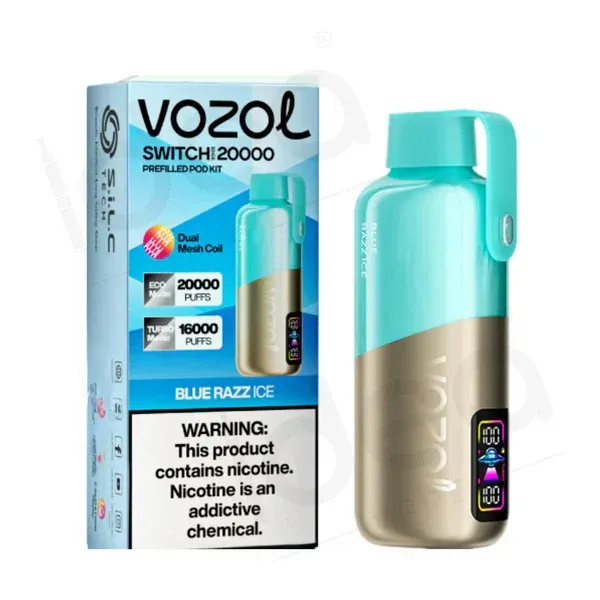 VOZOL Launches Switch Edge: Featuring Large Capacity Refillable Pods and Multiple Nicotine Options