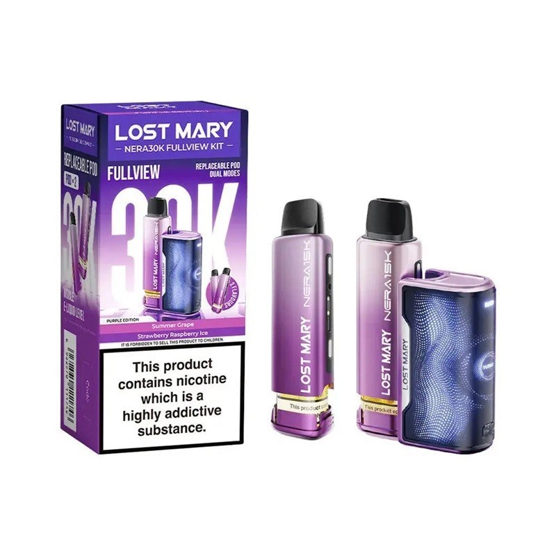 Mary Negra Perdida 30K: Cigarrillo electrónico innovador con diseño magnético
