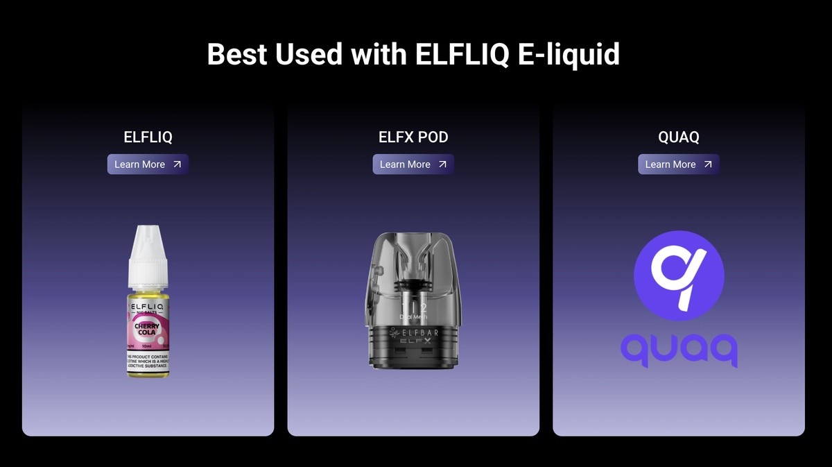 ELFX ULTRA: Una nueva generación de cigarrillos electrónicos inteligentes.