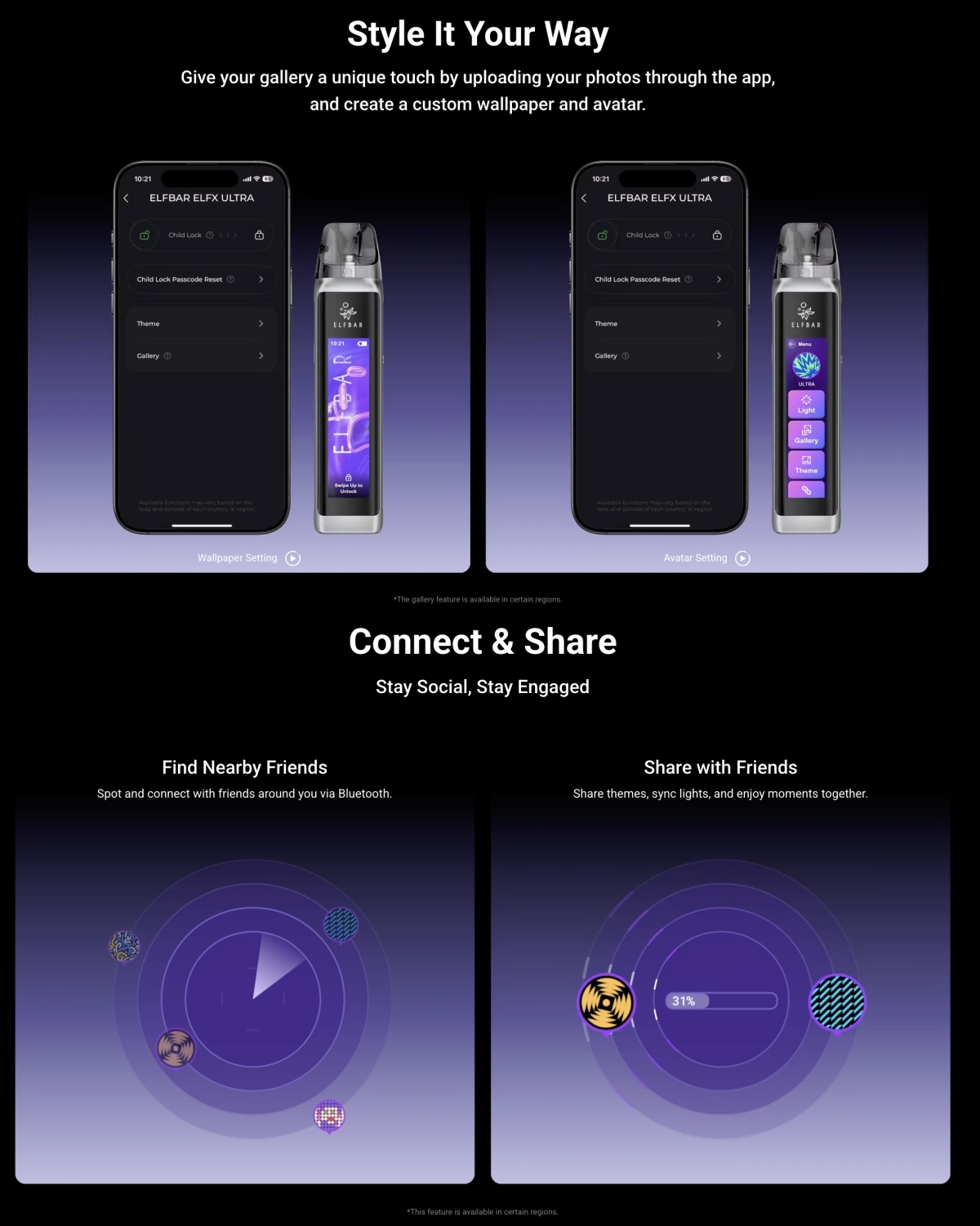 产品|ELFBAR推换弹式注油电子烟ELFX ULTRA 支持智能App与个性化定制功能