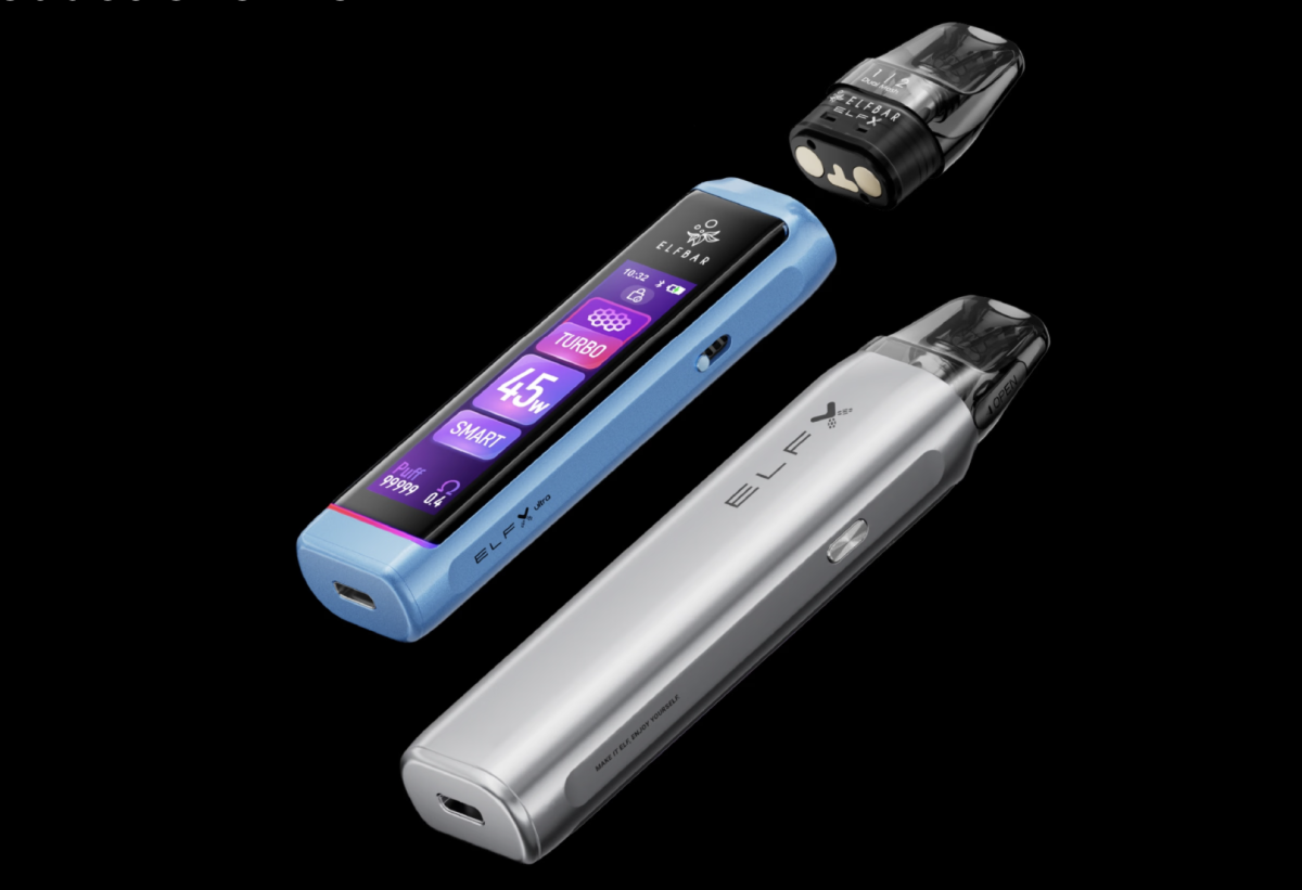 产品｜ELFBAR推换弹式注油电子烟ELFX ULTRA 支持智能App与个性化定制功能