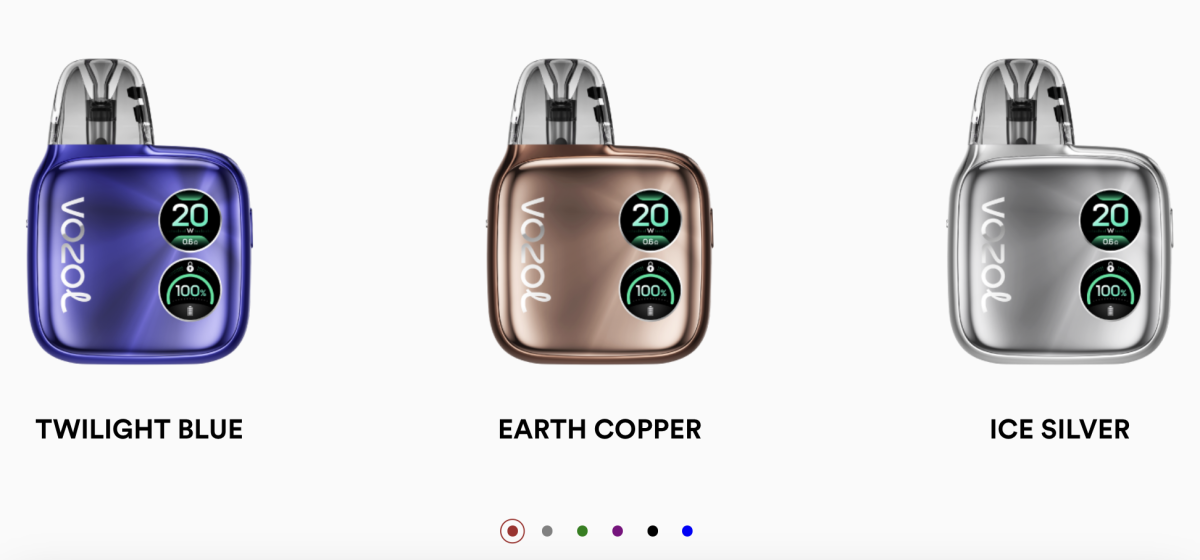 产品｜VOZOL开放式系列新推ACE PRO 配备双圆屏以及1400毫安电池