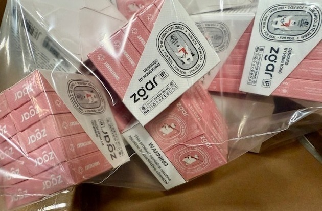 Importante operación de las aduanas alemanas: Incautación de 16,000 cigarrillos electrónicos ilegales.