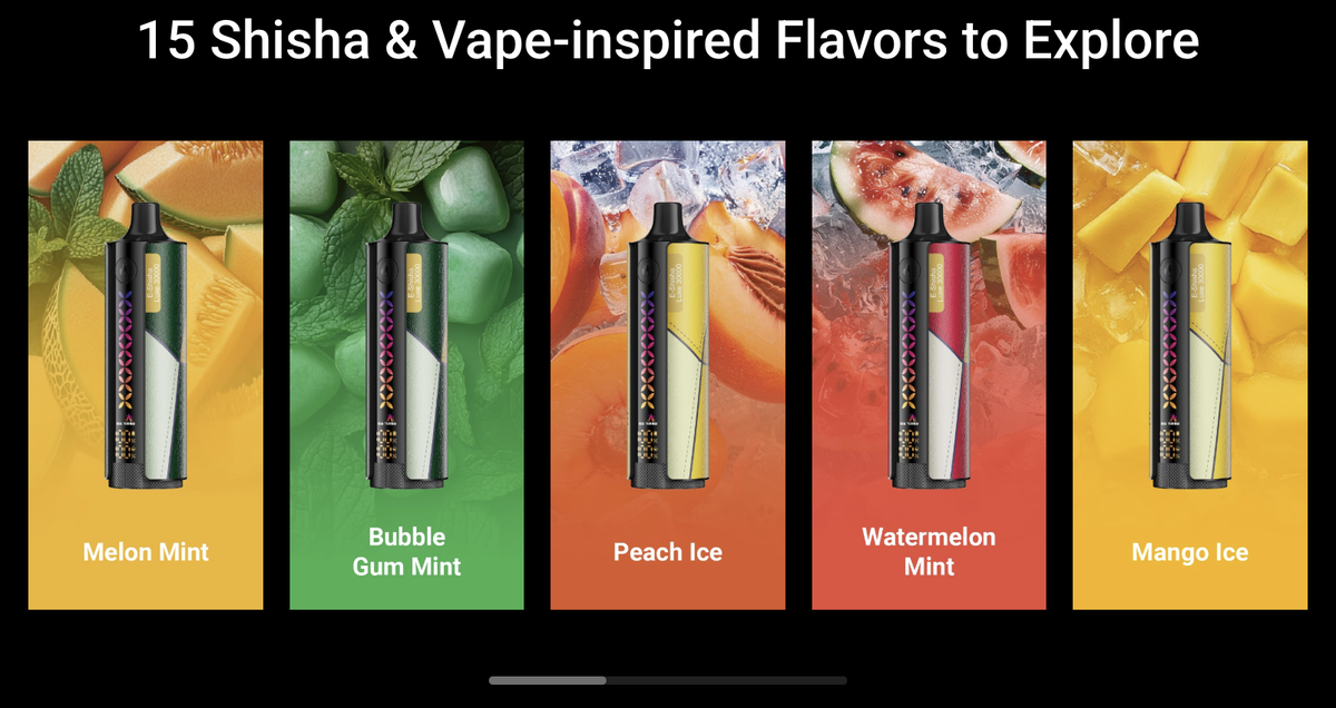 ELFBAR E-Shisha Luxe 30000: Modelo innovador de cigarrillo electrónico desechable