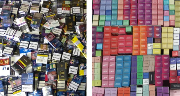 Joint Operation in Lancashire UK,: £25,000 Illegal Tobacco and E-Cigarettes Seized