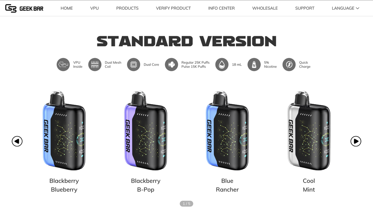 GEEKBAR Pulse X 25000 Jam Edition: New Fruit Jam Flavors