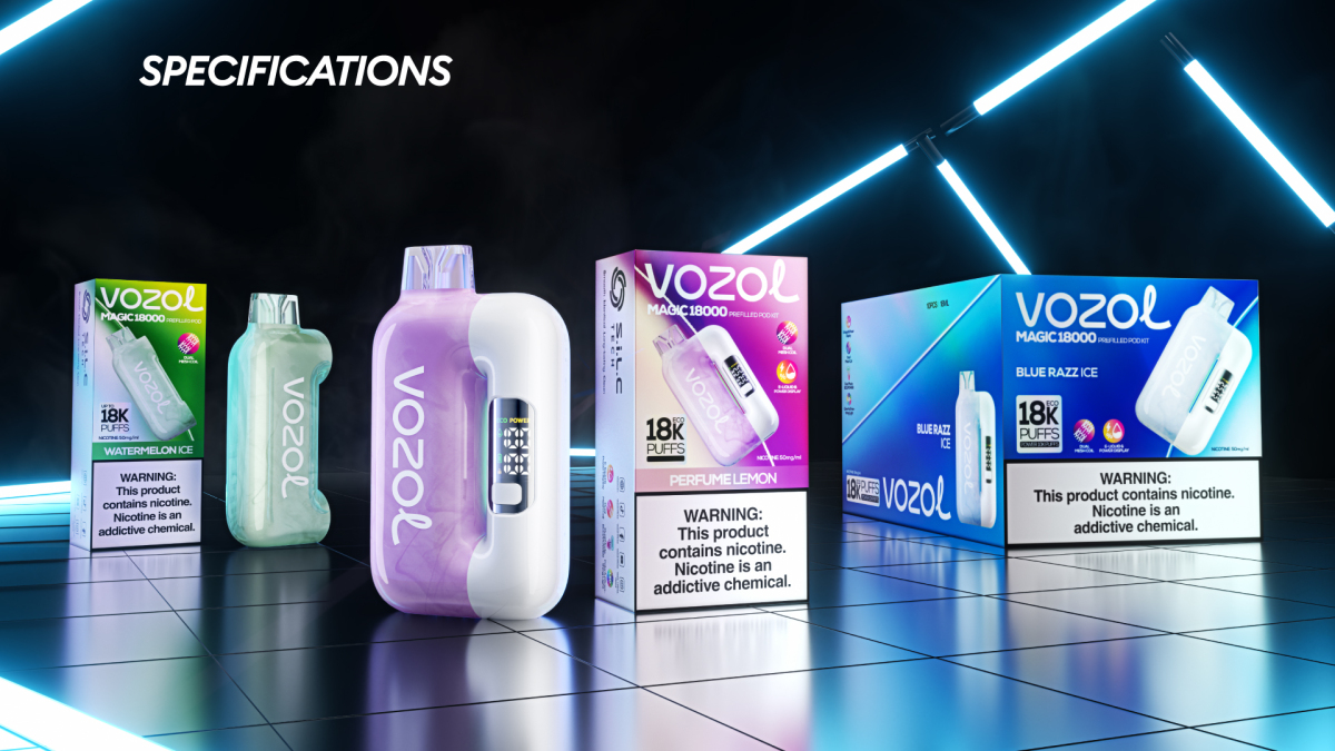 产品｜曲面盒+磁吸设计 VOZOL推MAGIC 18000电子烟