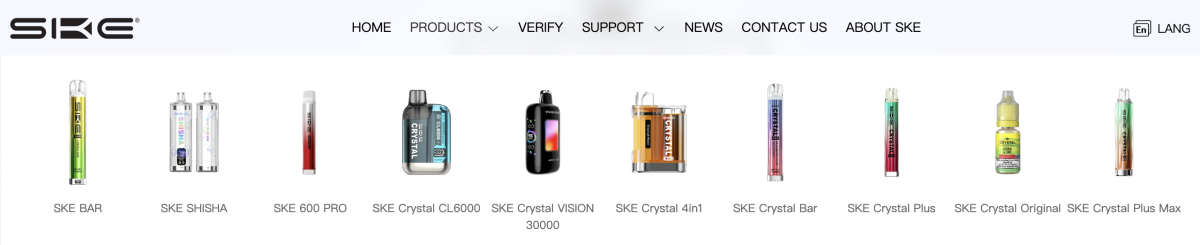 产品|“烟弹+外壳”一体化可更换 SKE推出小容量换弹式电子烟