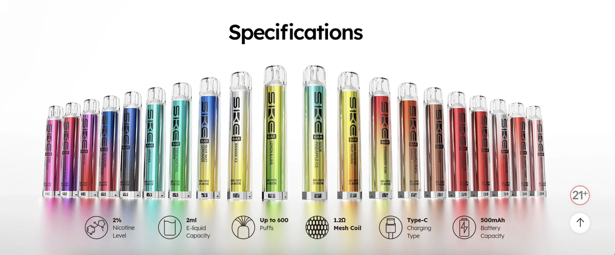 SKE Launches Compact All-in-One Replaceable Pod E-Cigarette