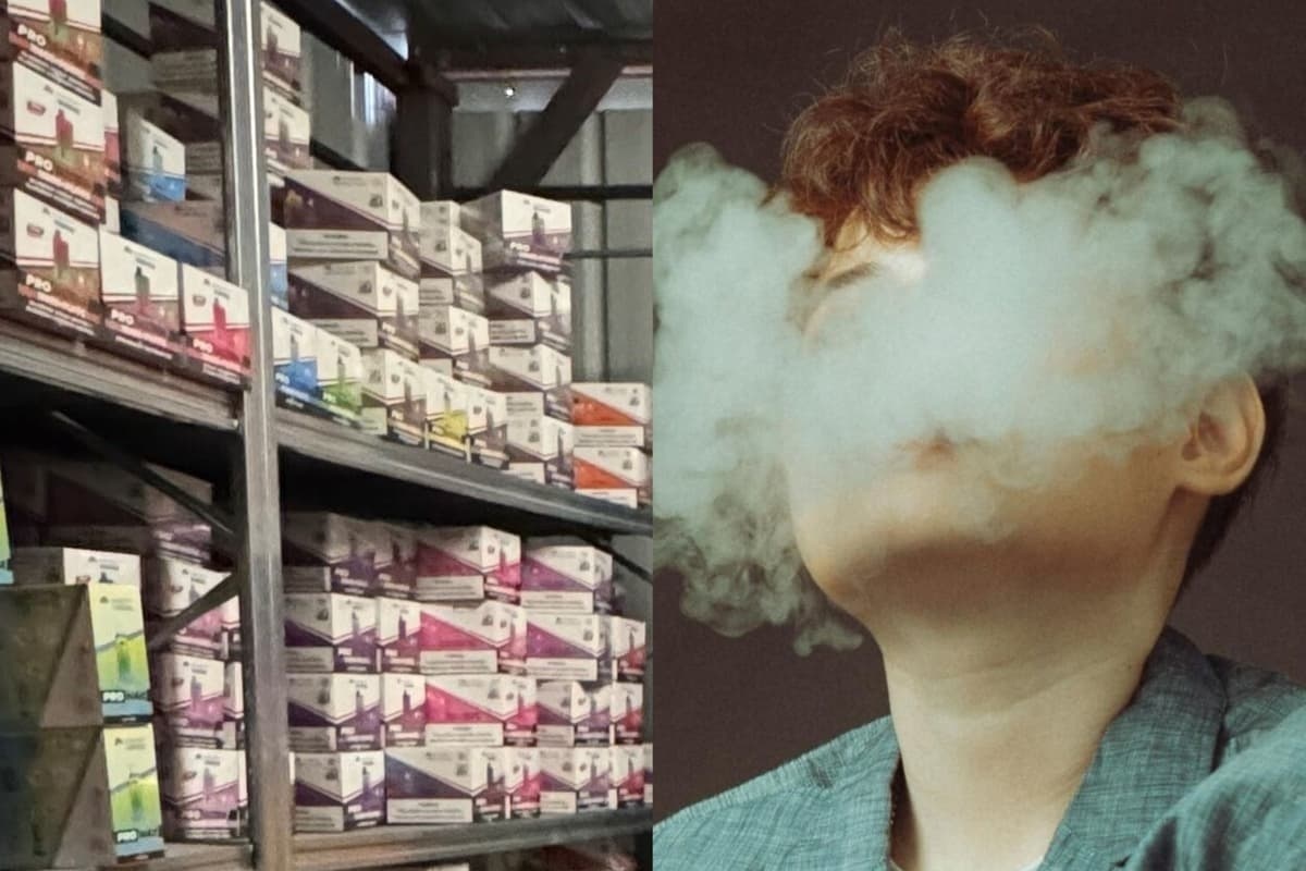 27,000 illegal e-cigarettes seized by UK trade standards council.