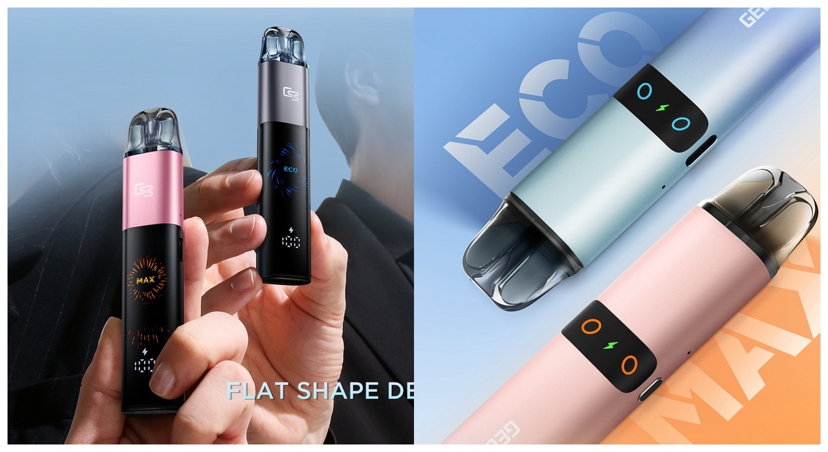 GEEKBAR Launches Pod Vape with Display Screen: Dual Compatibility for Ceramic & Mesh Coils