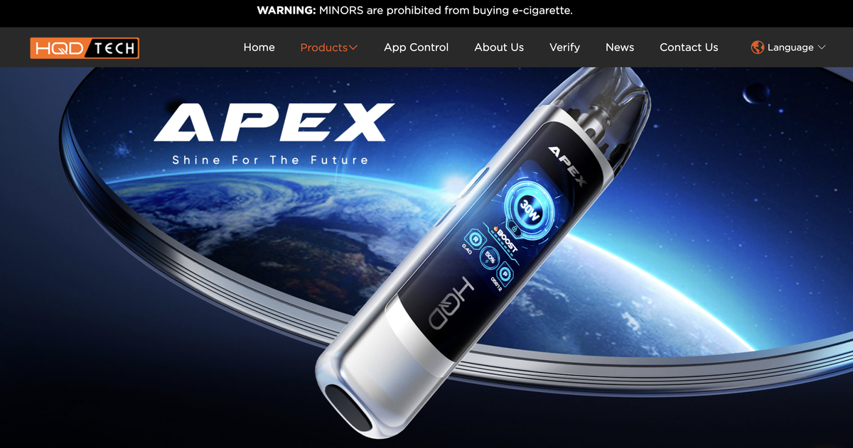 Production|HQD Launches APEX With 1.47" HD Screen and 5-45W Output