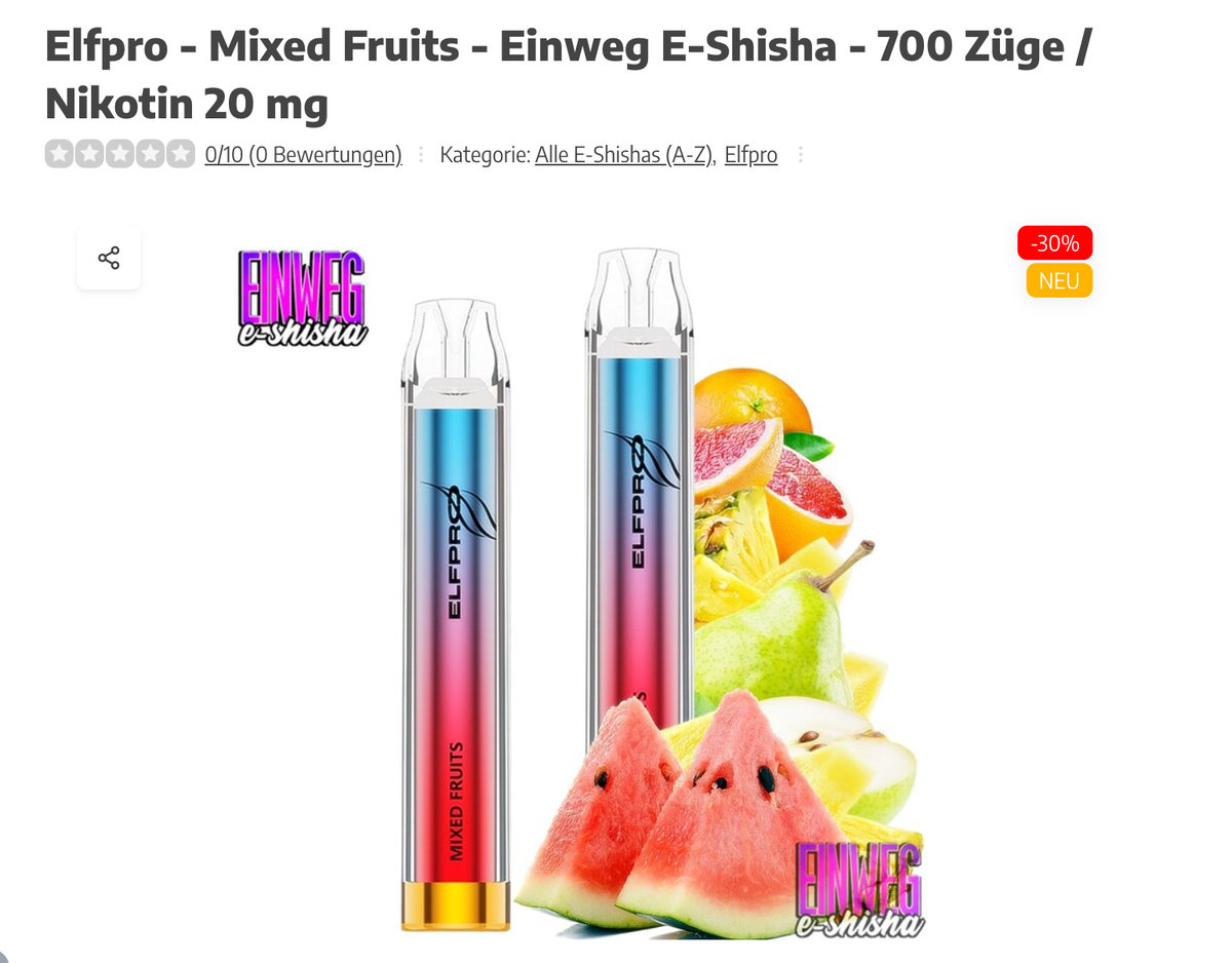German Court: ELFPRO Infringed ELFBAR Trademark; Offender to Cease Operations