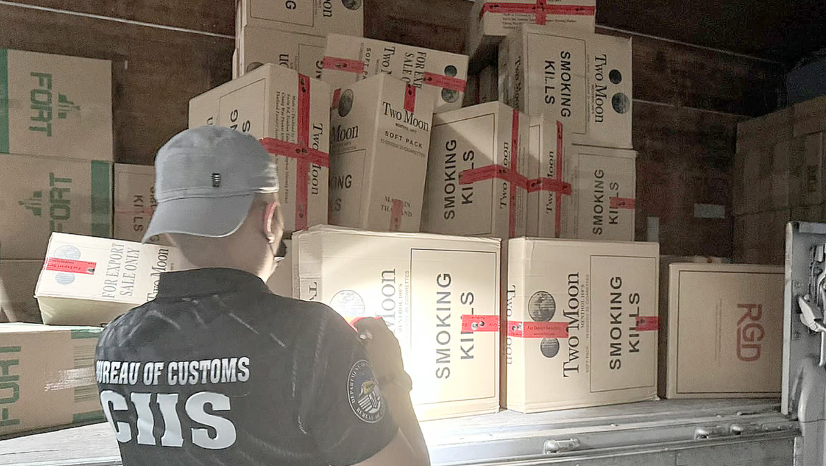 $1.5 Million in Smuggled Tobacco Seized by Philippine Customs