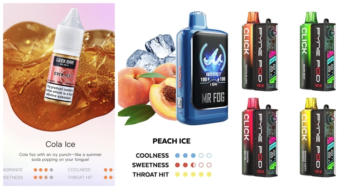 From Emphasizing Adjustability to Quantifying Metrics: Brands Like GEEKBAR and MR FOG Launch Refined Flavor Products
