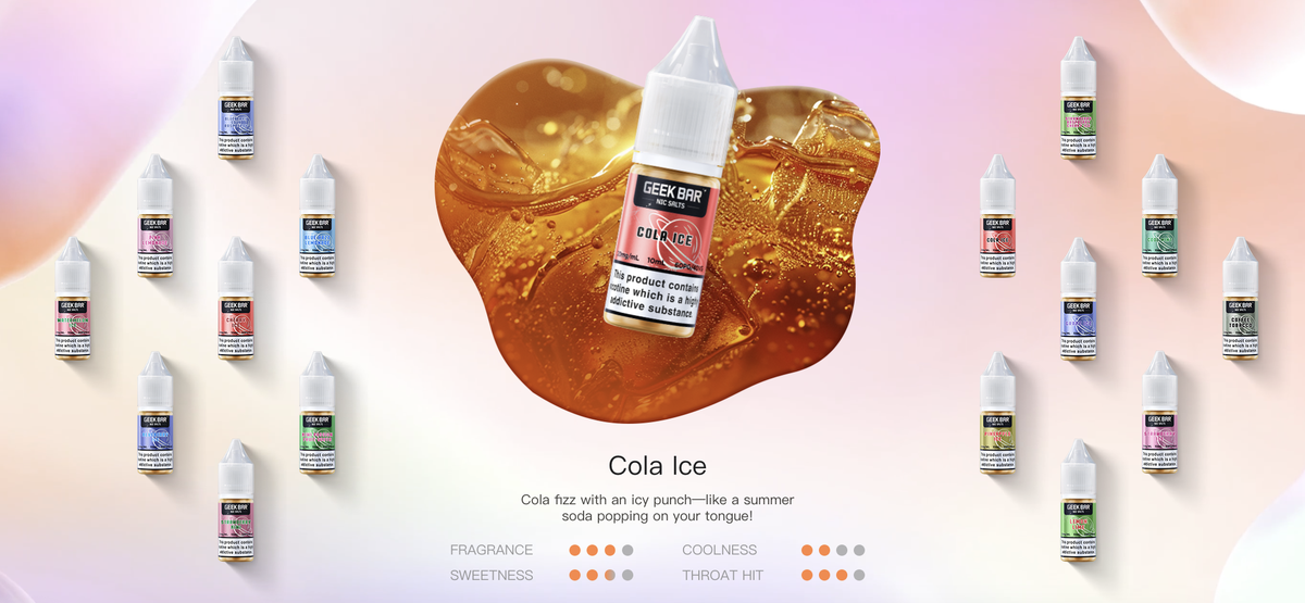 From Emphasizing Adjustability to Quantifying Metrics: Brands Like GEEKBAR and MR FOG Launch Refined Flavor Products
