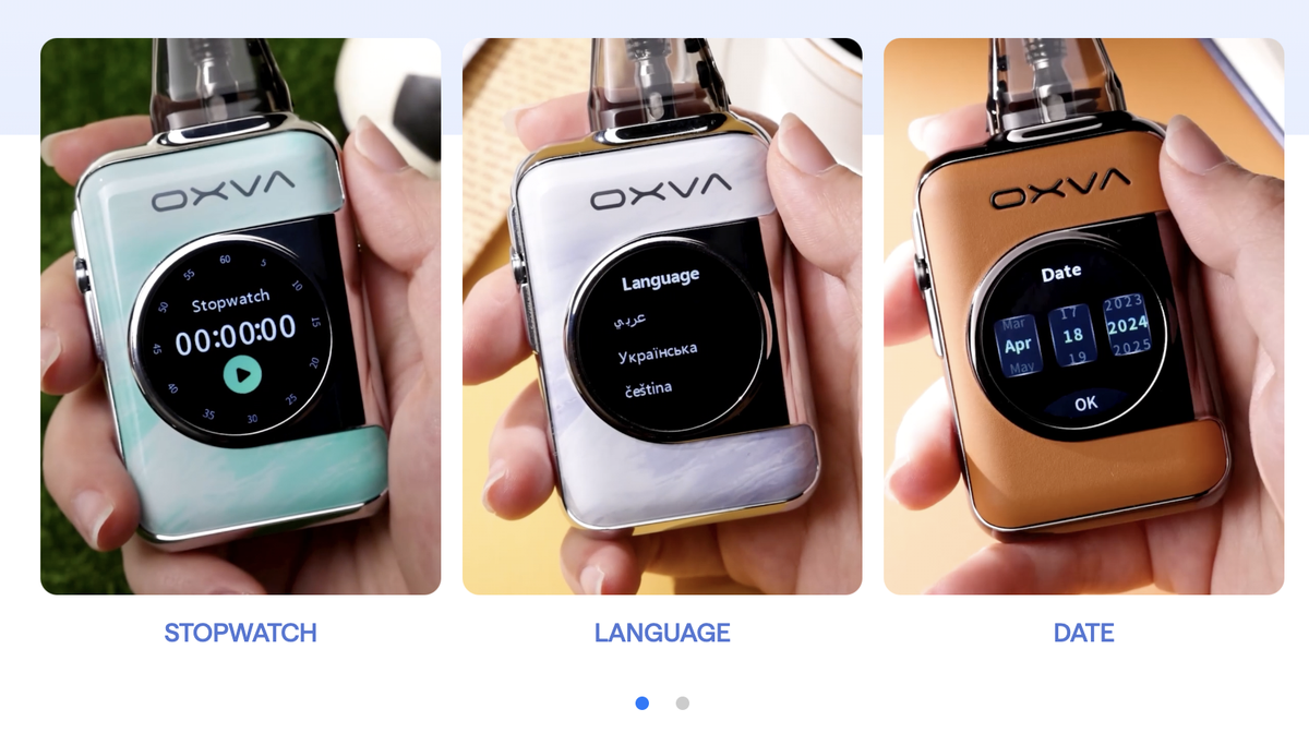 OXVA Launches Xlim SQ Pro 2 with 1.09-Inch Touchscreen and Six Built-In Tools