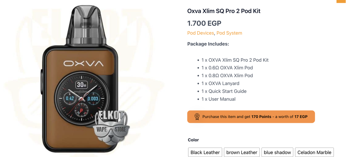 OXVA Launches Xlim SQ Pro 2 with 1.09-Inch Touchscreen and Six Built-In Tools