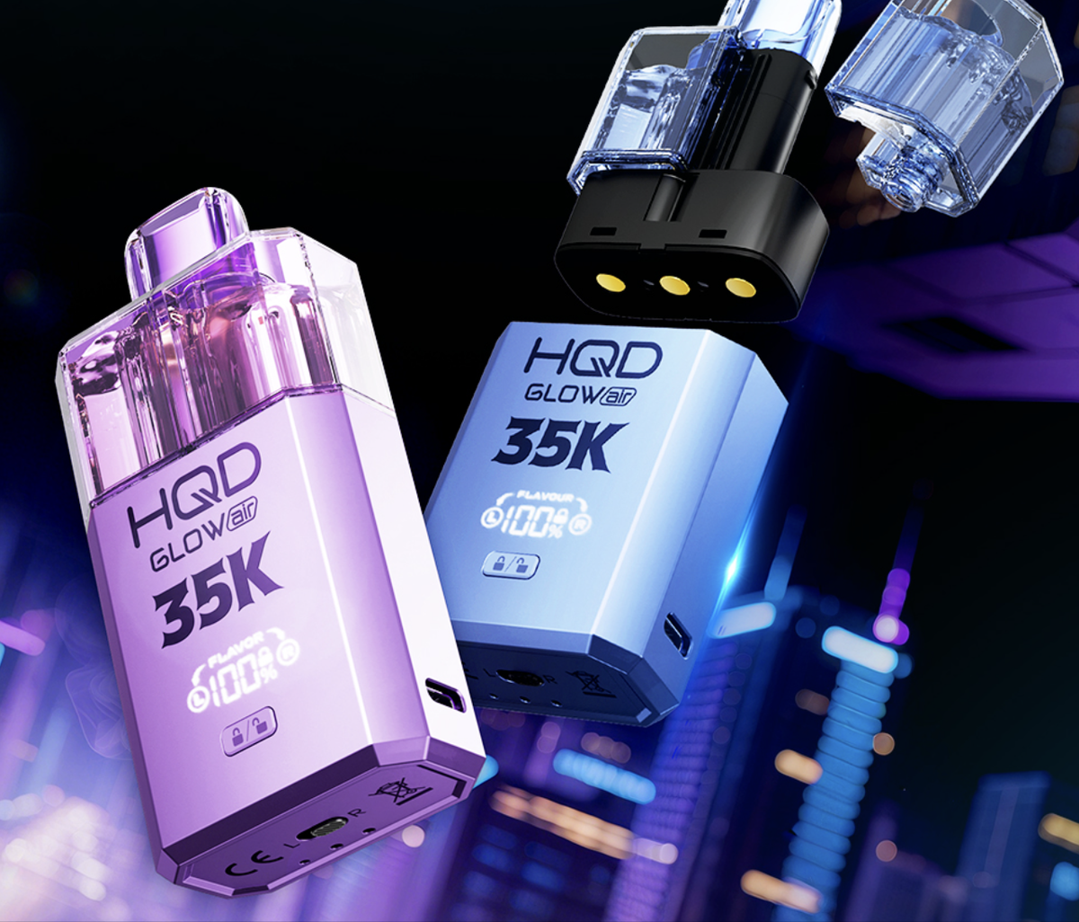 Product | HQD Launches 2-in-1 Switchable Flavor Vape with 35,000 Puffs and 10 Flavor Combos