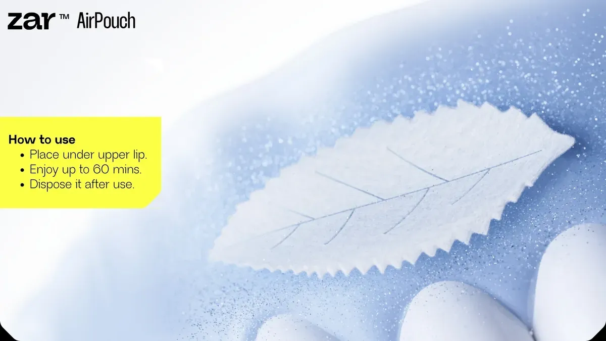 Products|ZAR Launches New Oral Nicotine Product with Leaf-Shaped Design, Just 0.1mm Thick